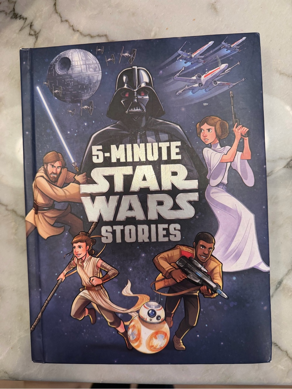 Disney Star Wars 5-Minute Stories Hardcover - Navy Blue